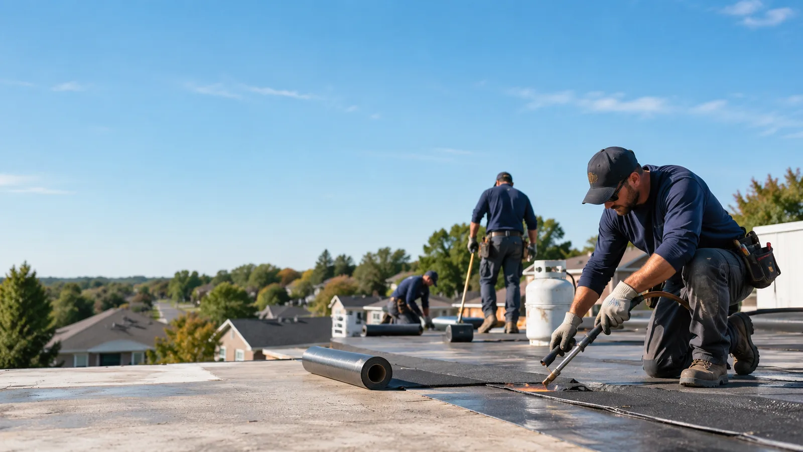 Flat Roof Leak Repair providers in Downing, WI